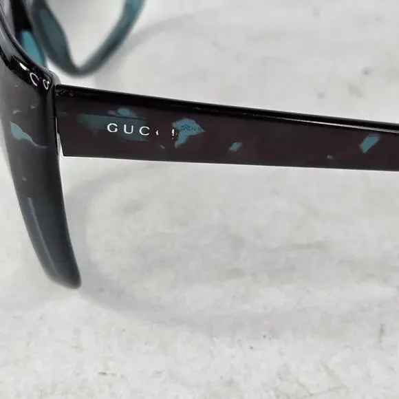 Gucci GG3585S Designer Luxury Sunglasses Black Turquoise Sunglasses Cat Eye Gucci GG3585S Designer Luxury Sunglasses Black Turquoise  main image 2